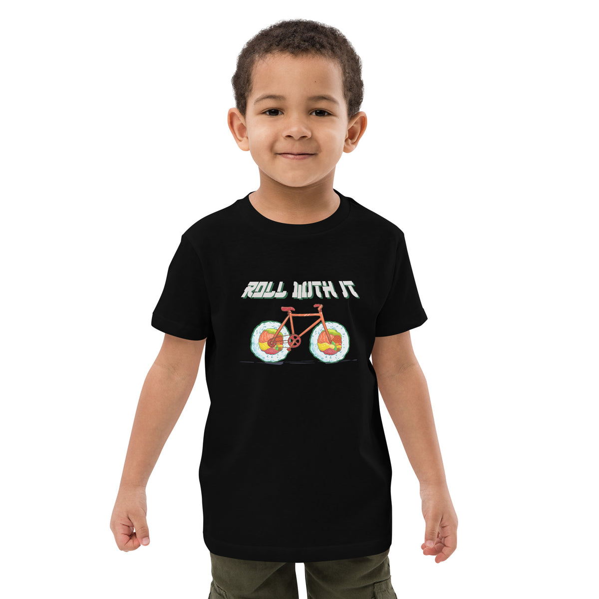 Roll With It (Sushi) Kids (7-13) T-Shirt