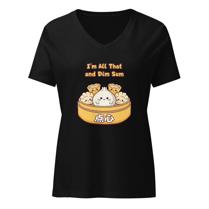 I'm All That and Dim Sum Women's V-Neck T-Shirt